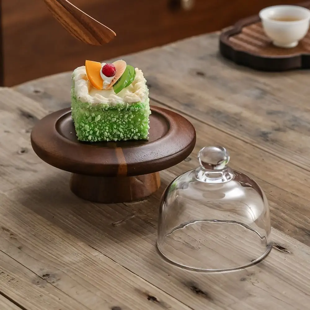 Multi-Function Wooden Cake Tray with Glass Dust Cover Reusable Dessert Display Stand Creative Exquisite Storage Tray Restaurant
Multi-Function Wooden Cake Tray with Glass Dust Cover Reusable Dessert Display Stand Creative Exquisite Storage Tray Restaurant