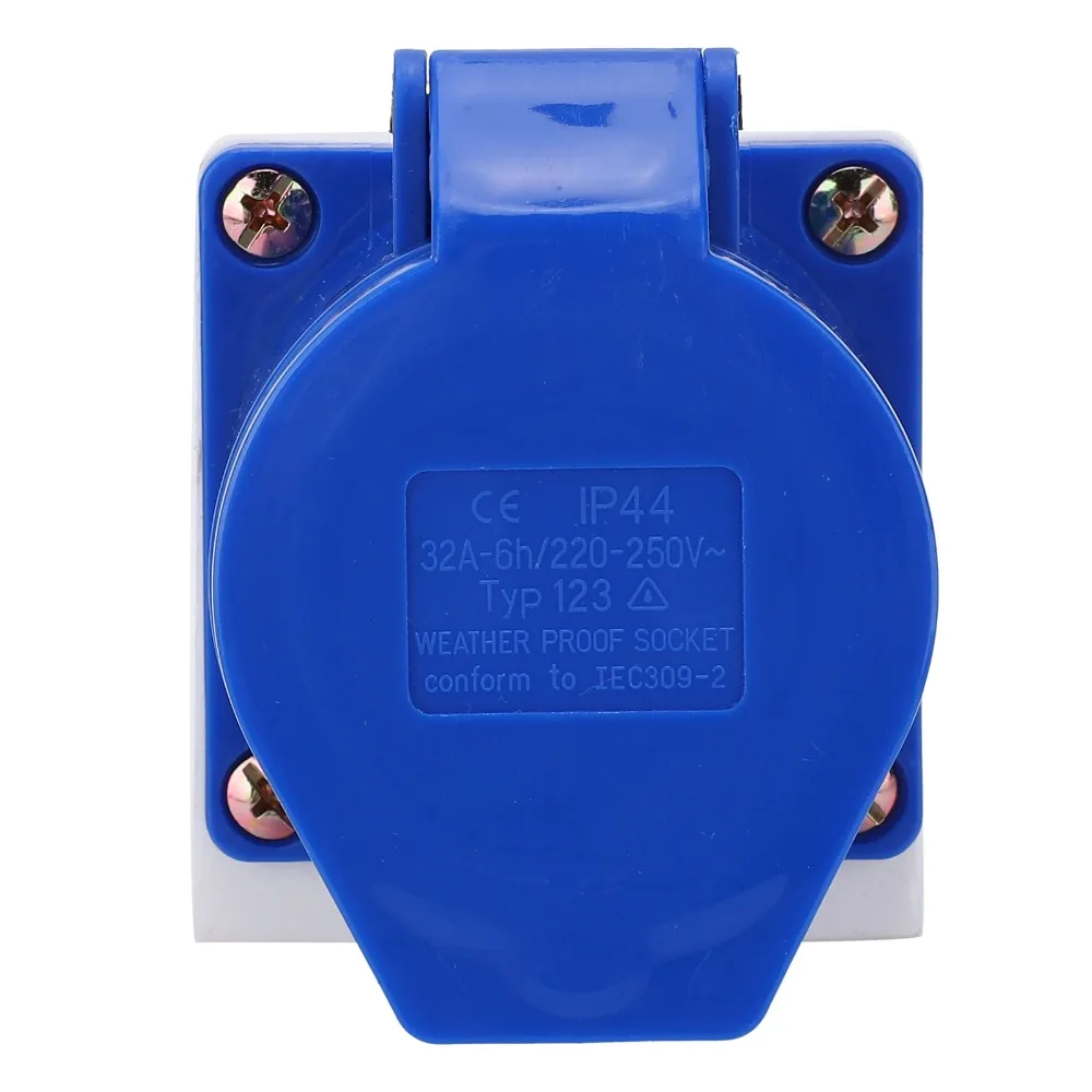 32A-123 Промышленная розетка, 3 ядра, 220-250 В, однофазная промышленная розетка, IP44, латунный промышленный разъем
32A-123 Промышленная розетка, 3 ядра, 220-250 В, однофазная промышленная розетка, IP44, латунный промышленный разъем