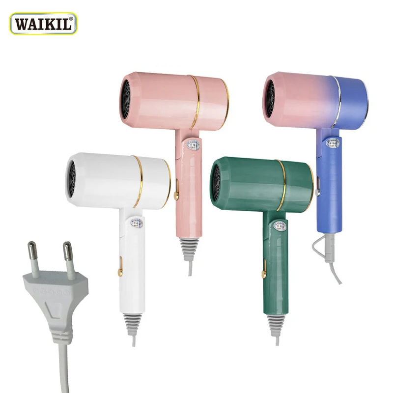 WAIKIL New Adjustable Hair Dryer Home Student Dormitory Blue Light Hair Dryer EU Plug Three speed adjust Electric Hair Dryer
WAIKIL New Adjustable Hair Dryer Home Student Dormitory Blue Light Hair Dryer EU Plug Three speed adjust Electric Hair Dryer