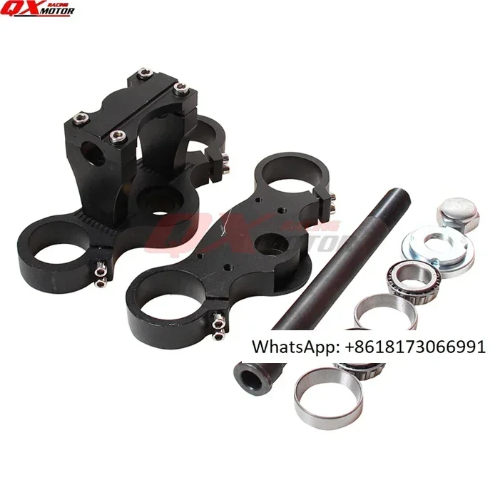 Fitting modification of Feiying mini off-road motorcycle CNC steering gear connecting plate steering column assembly
Fitting modification of Feiying mini off-road motorcycle CNC steering gear connecting plate steering column assembly