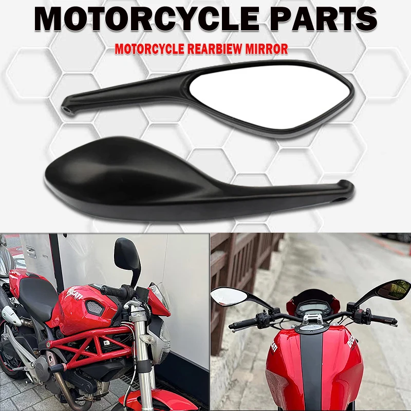 New For Ducati MONSTER monster 696 795 796 1100/S/EVO Motorcycle Left Right Mirror Rear View Rearview Side Mirrors Accessories
New For Ducati MONSTER monster 696 795 796 1100/S/EVO Motorcycle Left Right Mirror Rear View Rearview Side Mirrors Accessories
