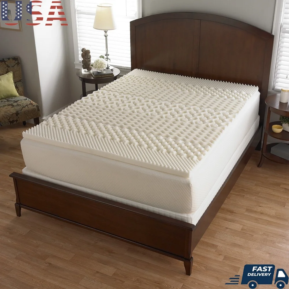 7 Zone Foam Mattress Topper Twin Twin XL Hypoallergenic Breathable Antimicrobial Pressure Relief Support Channels USA Made
7 Zone Foam Mattress Topper Twin Twin XL Hypoallergenic Breathable Antimicrobial Pressure Relief Support Channels USA Made