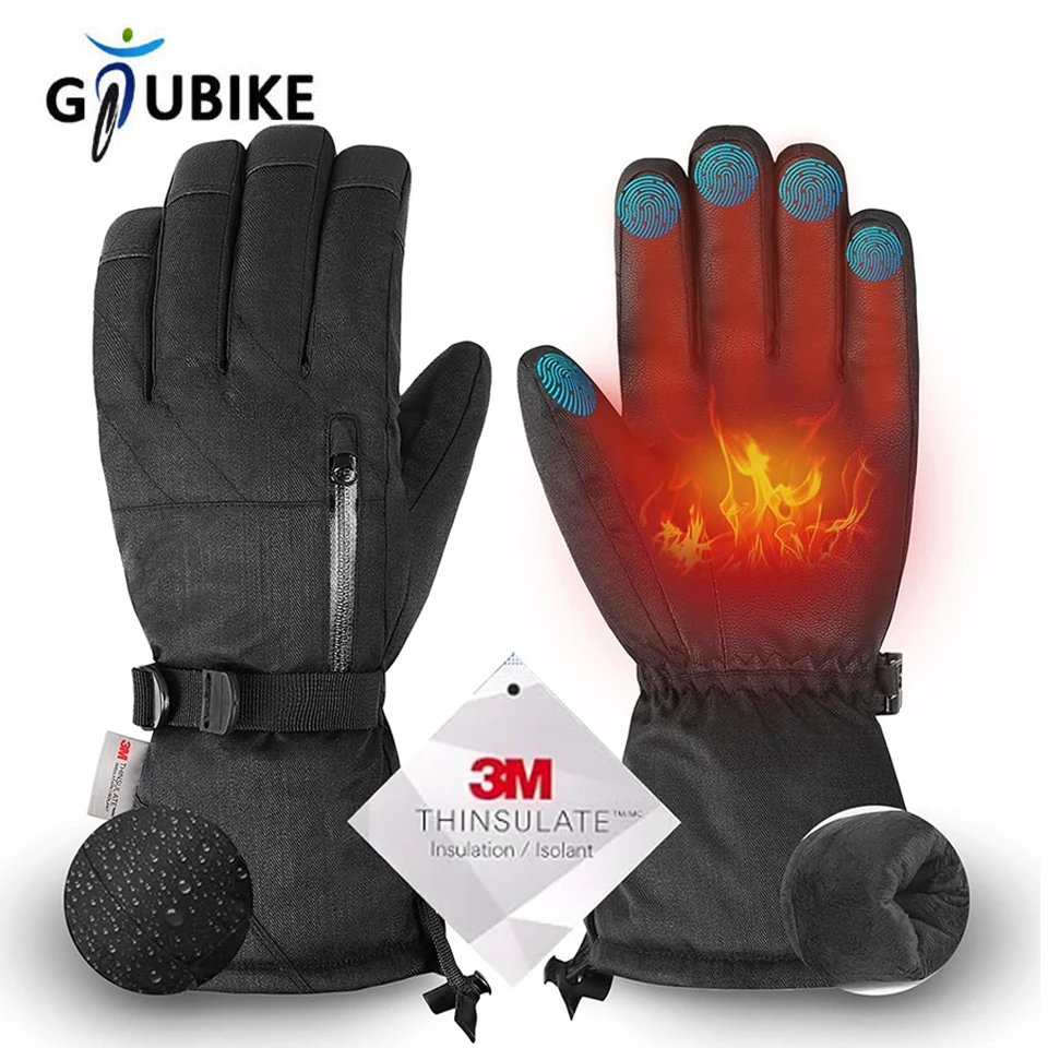 GTUBIKE Ski Gloves Waterproof Gloves with Touchscreen Function Thermal Snowboard Gloves Warm Motorcycle Snow Gloves Men Women
GTUBIKE Ski Gloves Waterproof Gloves with Touchscreen Function Thermal Snowboard Gloves Warm Motorcycle Snow Gloves Men Women