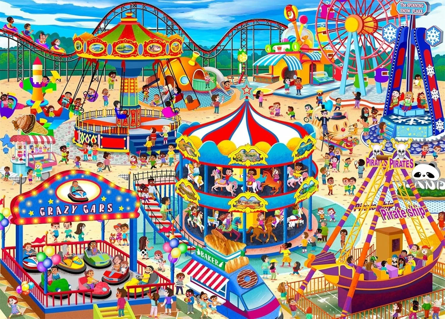 500/1000/1200/2000 PCS Jigsaw Puzzles Lively Amusement Park Family Activity Games for Gameroom Bedroom Home Decor
500/1000/1200/2000 PCS Jigsaw Puzzles Lively Amusement Park Family Activity Games for Gameroom Bedroom Home Decor