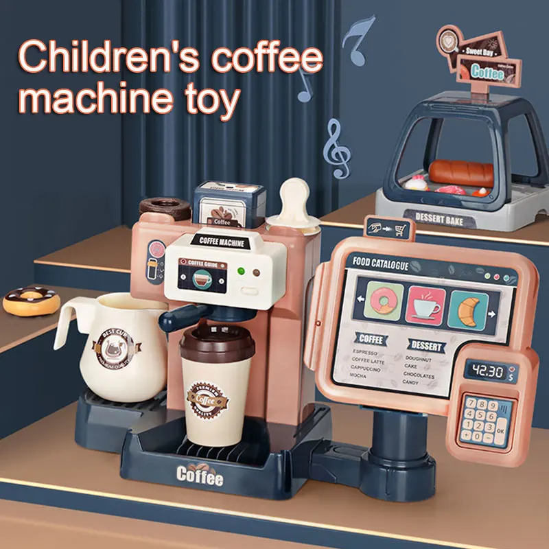 Children's Coffee Machine Toy Baby Simulation Multi-Function Cashier Boy And Girl Play House Set Combination 3-6 Years Old
Children's Coffee Machine Toy Baby Simulation Multi-Function Cashier Boy And Girl Play House Set Combination 3-6 Years Old