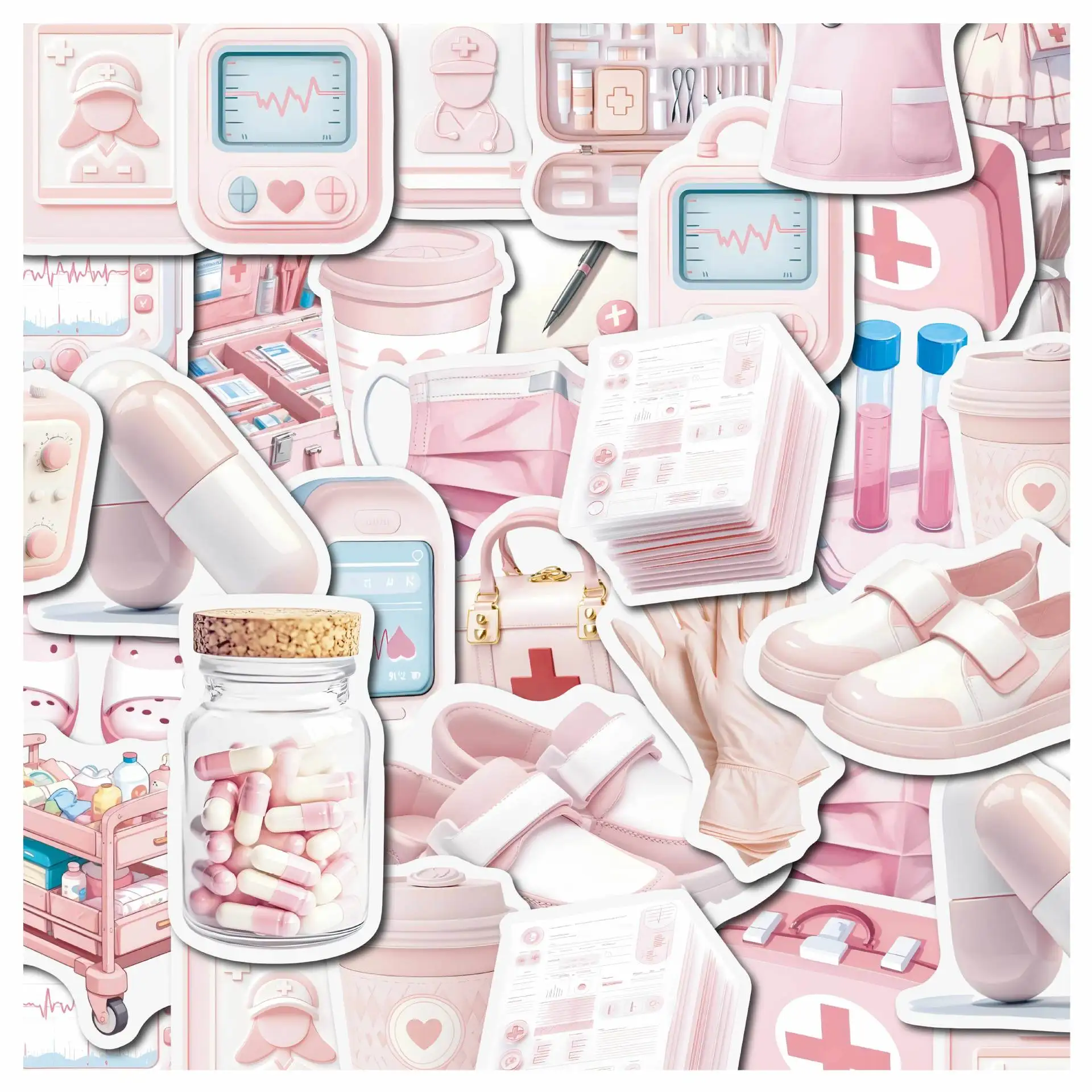 50 шт. милых розовых наклеек с медиками и медсестрами, мультяшные наклейки с медицинским оборудованием, DIY-наклейки для канцелярских товаров, багажа, телефонов, детских игрушек
50 шт. милых розовых наклеек с медиками и медсестрами, мультяшные наклейки с медицинским оборудованием, DIY-наклейки для канцелярских товаров, багажа, телефонов, детских игрушек