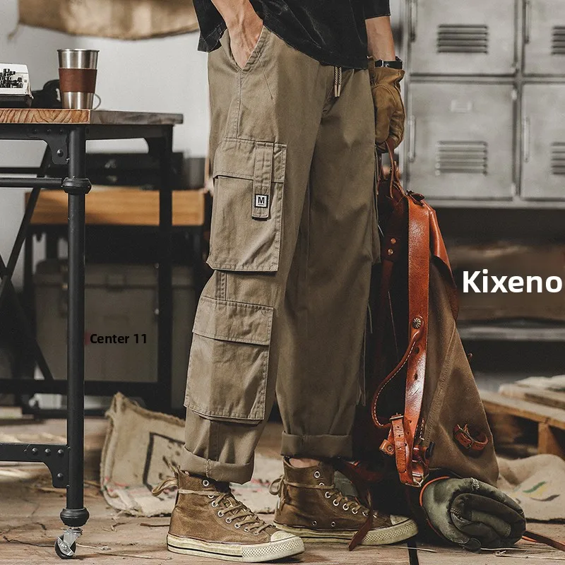 American Sle Retro Workwear Pants Men's Spring Autumn Loose Large Size Casual Trousers Faion Brand Fce Lined Pants
American Sle Retro Workwear Pants Men's Spring Autumn Loose Large Size Casual Trousers Faion Brand Fce Lined Pants