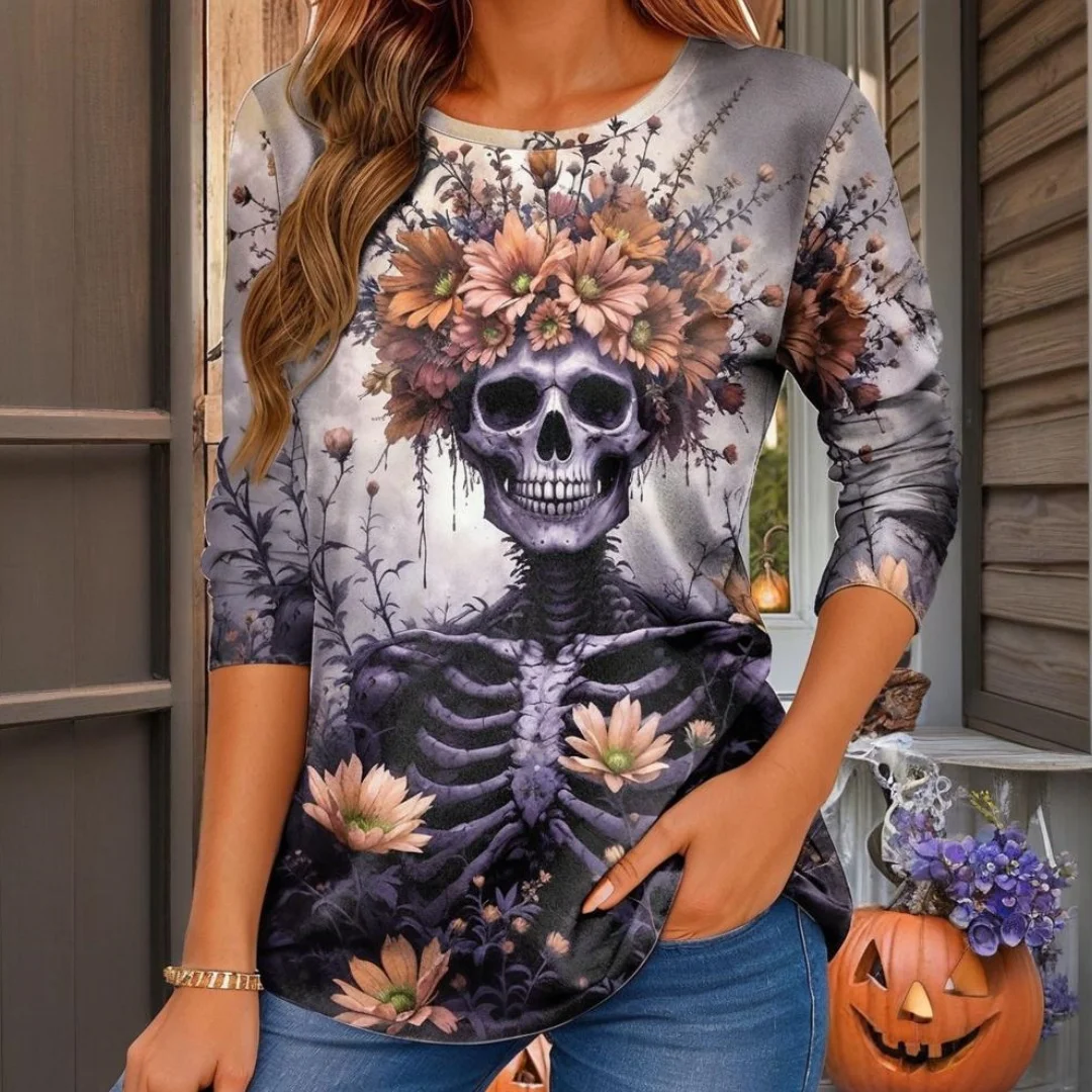 Quirky Women's Long Sleeve T Shirt Animal Printing Fashion Round Neck Long Sleeve Tops OverSize Women's Clothing
Quirky Women's Long Sleeve T Shirt Animal Printing Fashion Round Neck Long Sleeve Tops OverSize Women's Clothing