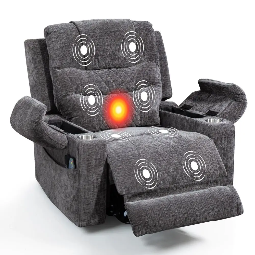 Power Lift Recliner Chair for Elderly, Easy Assembly, Fabric Lift Chair for Adults, Recliner Sofa with Remote Control, Side Poc
Power Lift Recliner Chair for Elderly, Easy Assembly, Fabric Lift Chair for Adults, Recliner Sofa with Remote Control, Side Poc