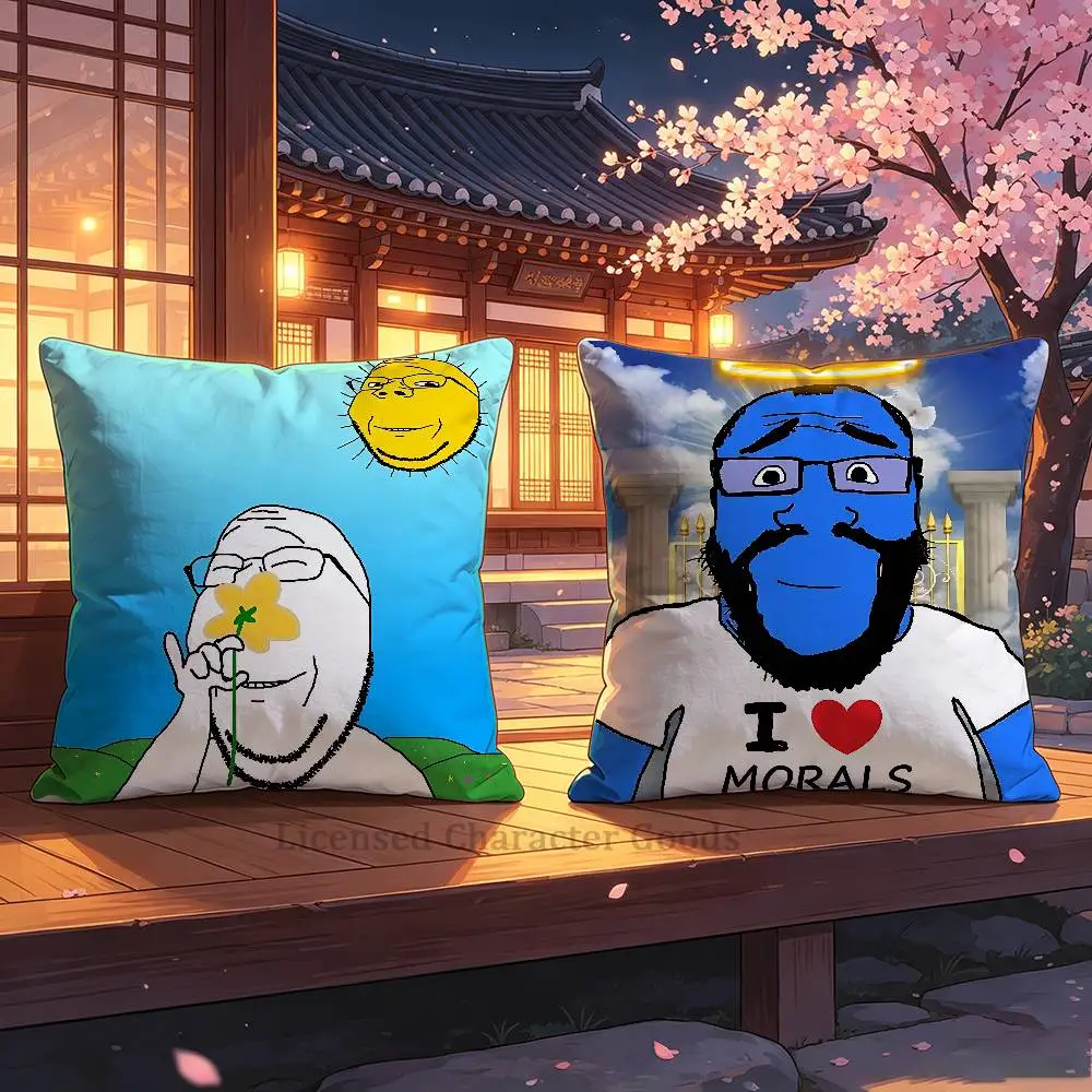 Wojak Feels Guy 30x30 35x35 40x40 45x45 50x50 cm Pillow Case Holiday Print Cushion Cover Home Textile
Wojak Feels Guy 30x30 35x35 40x40 45x45 50x50 cm Pillow Case Holiday Print Cushion Cover Home Textile