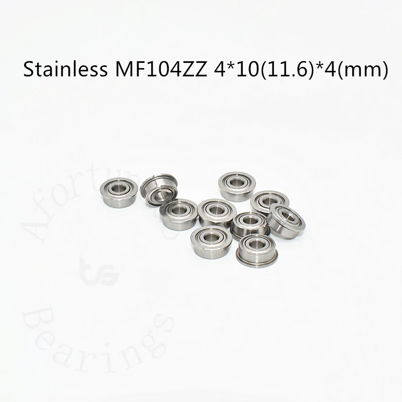 Stainless steel Flange Bearing 10pcs SMF104ZZ 4*10(11.6)*4(mm) Metal Sealed High speed Mechanical equipment parts
Stainless steel Flange Bearing 10pcs SMF104ZZ 4*10(11.6)*4(mm) Metal Sealed High speed Mechanical equipment parts