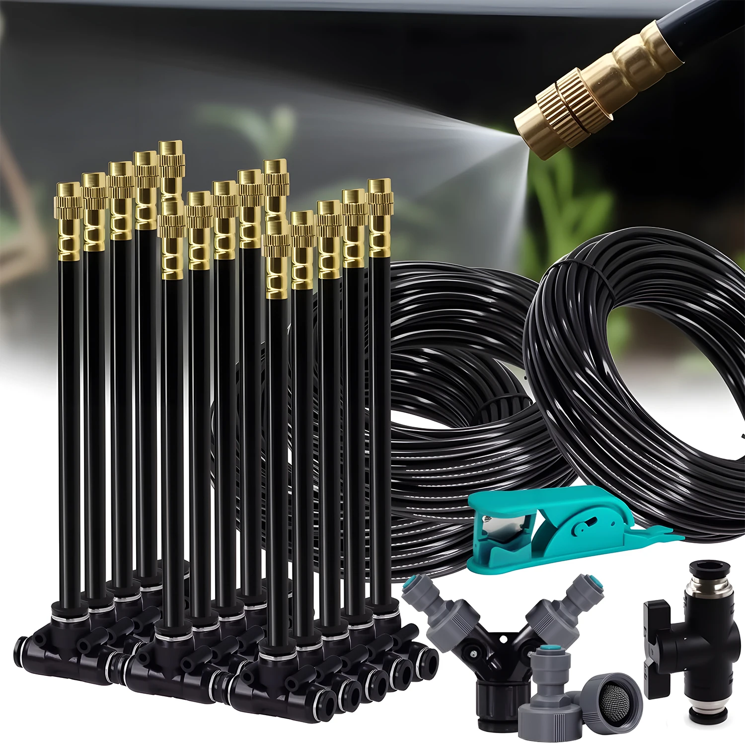 5-30m 1/4" 4/6mm Garden Misting Cooling System 360° Free-bend Misting Nozzle Adjustable Atomizer Sprayer Outdoor Watering Kits
5-30m 1/4" 4/6mm Garden Misting Cooling System 360° Free-bend Misting Nozzle Adjustable Atomizer Sprayer Outdoor Watering Kits