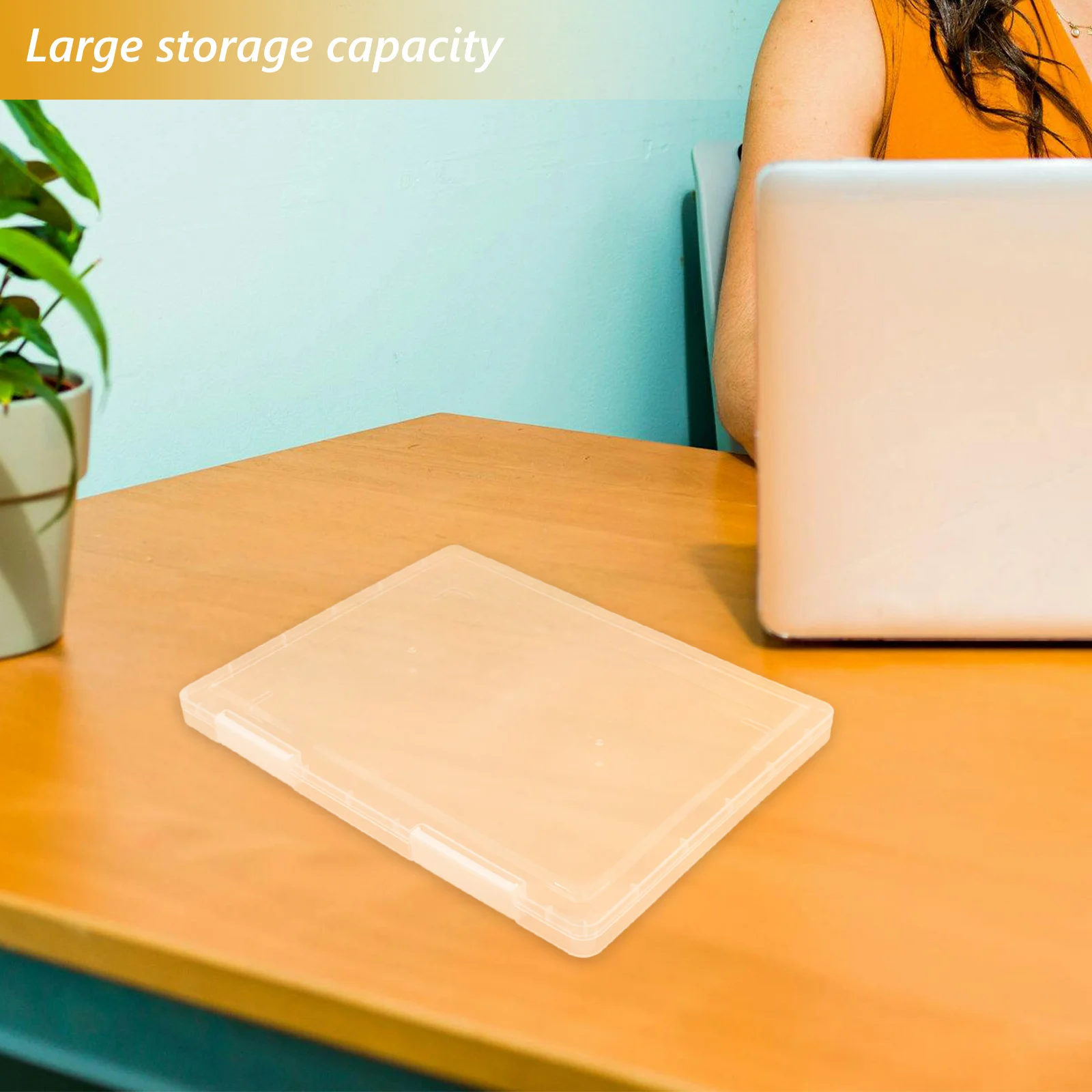 2Pcs Transparent File Box and Reliable Paper Organizer for Longterm Storage in Office Home and School Settings
2Pcs Transparent File Box and Reliable Paper Organizer for Longterm Storage in Office Home and School Settings