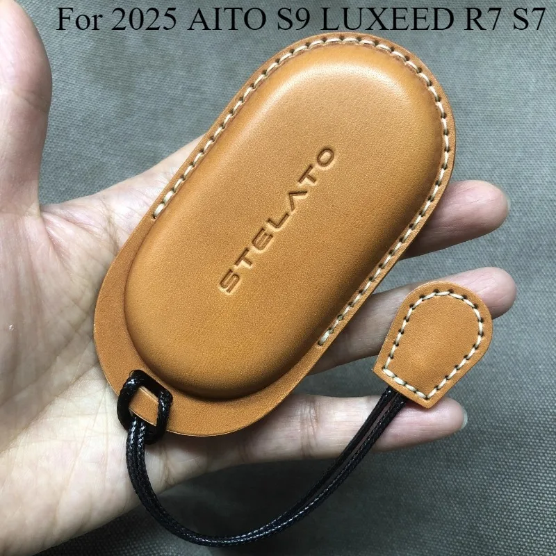 Кожаный чехол для ключей AITO S9 LUXEED R7 S7 2025 года, чехол для ключей из натуральной кожи ручной работы
Кожаный чехол для ключей AITO S9 LUXEED R7 S7 2025 года, чехол для ключей из натуральной кожи ручной работы