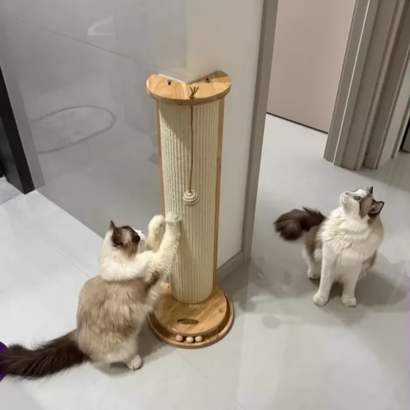 Sisal Scratching Post with Interactive Toys Indoor Wall Corner Tree Wear-resistant Furniture Protection Pet Products
Sisal Scratching Post with Interactive Toys Indoor Wall Corner Tree Wear-resistant Furniture Protection Pet Products