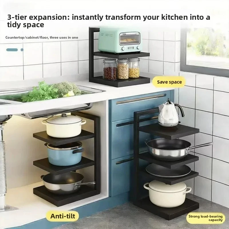 Kitchen Pot Storage Rack – Countertop Vertical Pot Rack, Multi-functional Bowl Rack for Household Use
Kitchen Pot Storage Rack – Countertop Vertical Pot Rack, Multi-functional Bowl Rack for Household Use