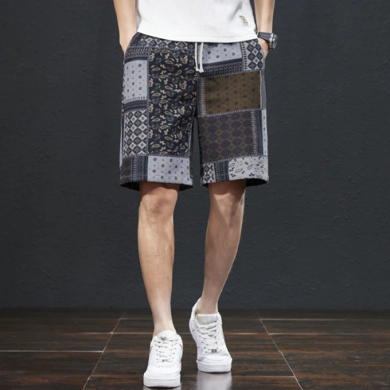 2024 Summer New Beach Shorts Men's Fashion Ethnic Print Breathable Elastic Versatile Street Casual Capris
2024 Summer New Beach Shorts Men's Fashion Ethnic Print Breathable Elastic Versatile Street Casual Capris