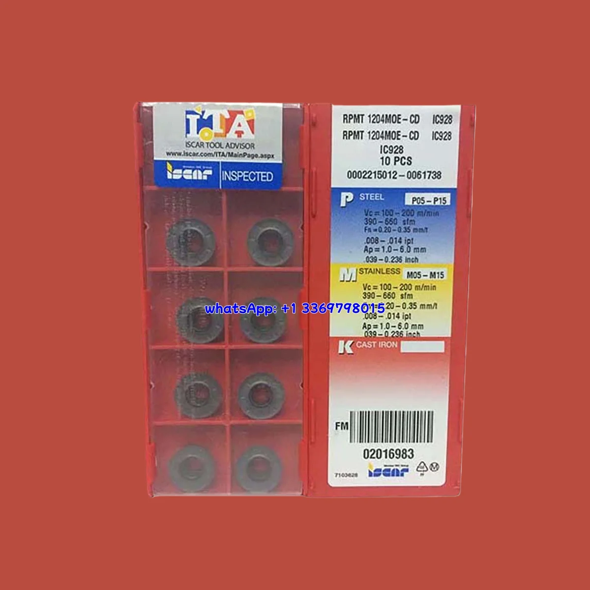 Оригинальный RPMT 08T2 10T3 1204 MOE-CD RPMW 1003MO IC928, фрезерная вставка, режущие инструменты с ЧПУ
Оригинальный RPMT 08T2 10T3 1204 MOE-CD RPMW 1003MO IC928, фрезерная вставка, режущие инструменты с ЧПУ