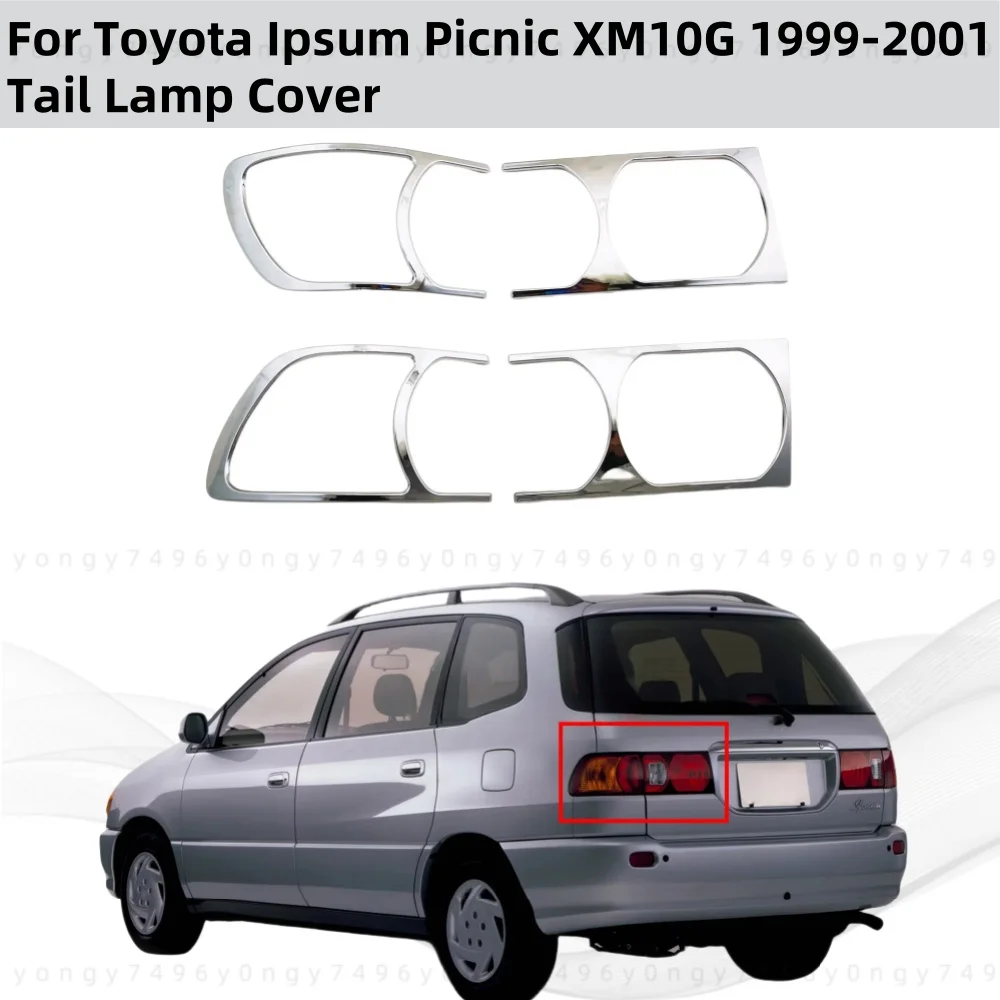 Chrome Car Accessories Plated Tail Lamp Cover Trim Paste Style For Toyota Ipsum Picnic XM10G 1996 1998 1999 2000 2001 Stickers
Chrome Car Accessories Plated Tail Lamp Cover Trim Paste Style For Toyota Ipsum Picnic XM10G 1996 1998 1999 2000 2001 Stickers
