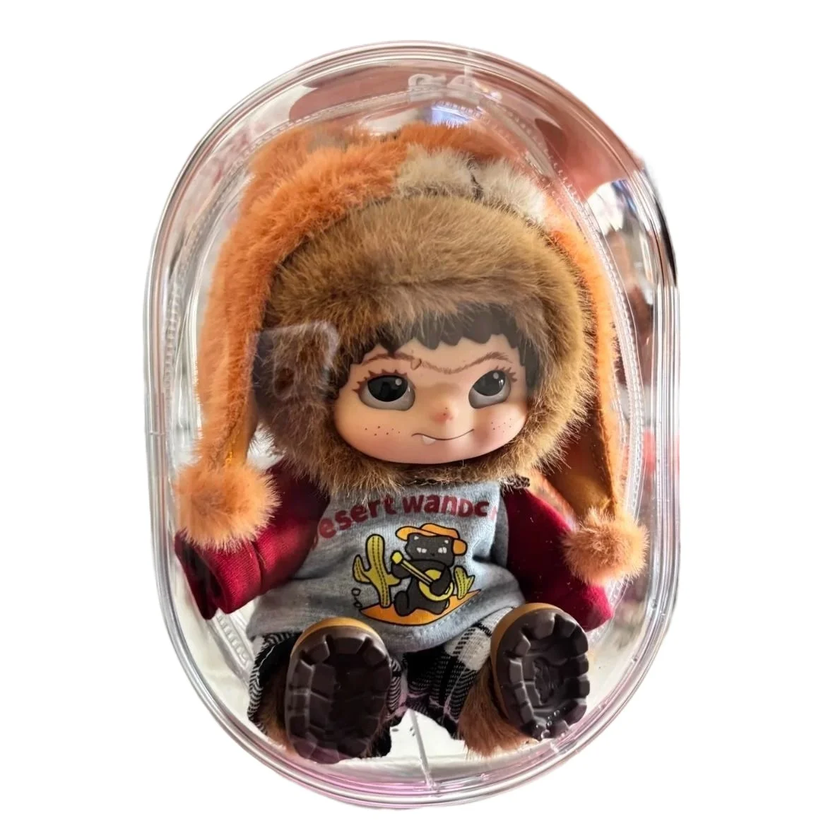 WAKUKU Display Protective Case Transparent 18cm Plush Doll Carrier for Trendy Party Collection Cute Cosplay Accessories Kid Gift
WAKUKU Display Protective Case Transparent 18cm Plush Doll Carrier for Trendy Party Collection Cute Cosplay Accessories Kid Gift