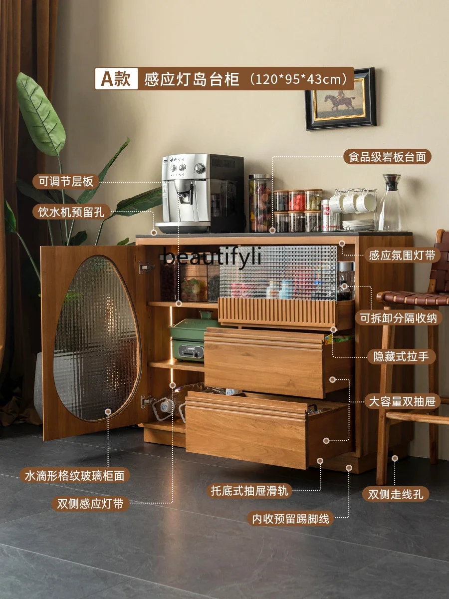 K185 Solid Wood Kitchen Island Bar Cabinet Stone Plate Living Room Retro Dining Room Locker Kitchen Island Kitchen Counter
K185 Solid Wood Kitchen Island Bar Cabinet Stone Plate Living Room Retro Dining Room Locker Kitchen Island Kitchen Counter