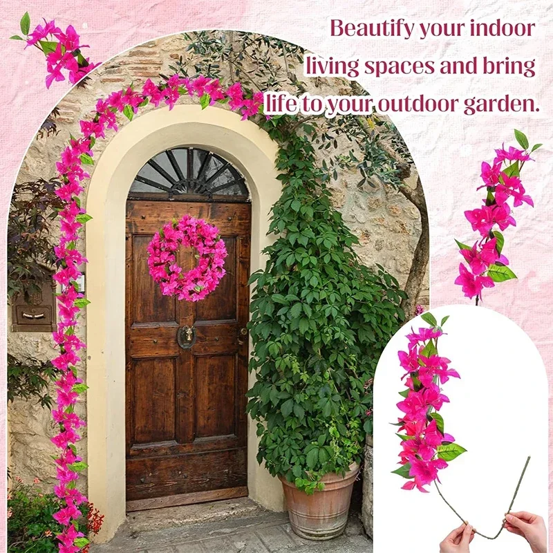 2026 New model Advanced Latest 2Pcs Artificial Bougainvillea Silk Branches Fake Flower Stems Wedding Home Indoor Outdoor Decor
2026 New model Advanced Latest 2Pcs Artificial Bougainvillea Silk Branches Fake Flower Stems Wedding Home Indoor Outdoor Decor