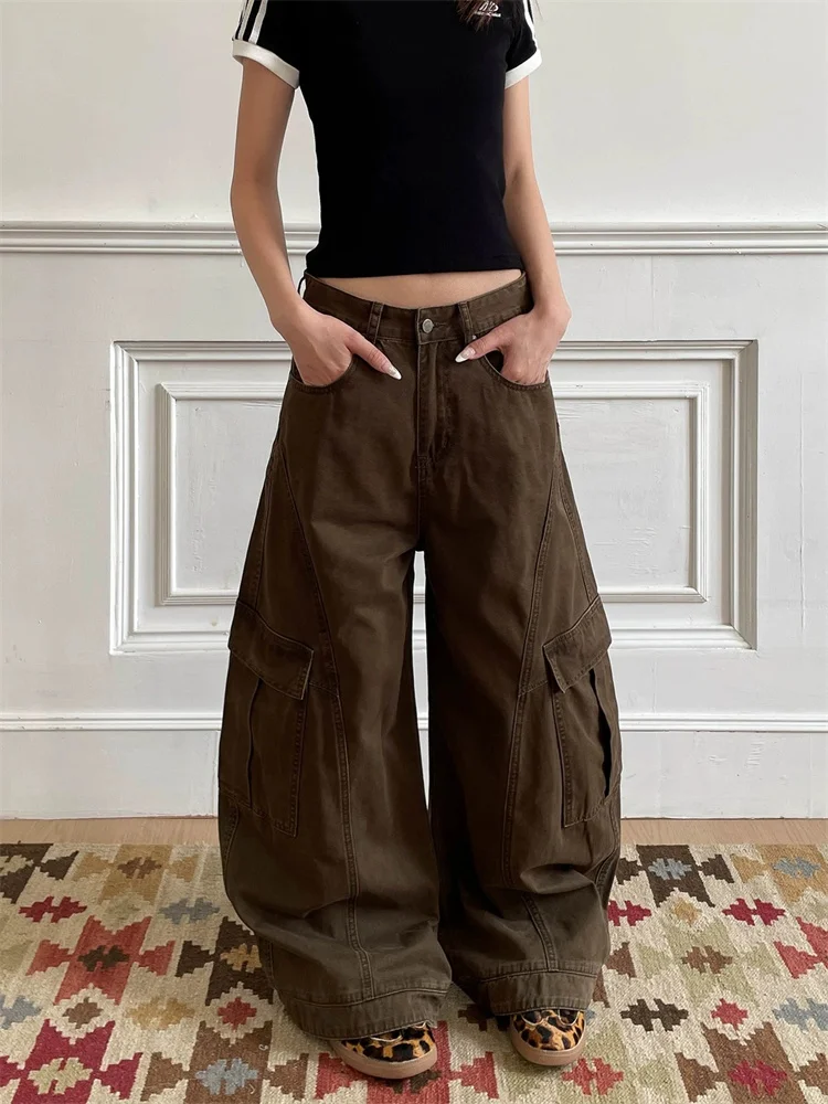 Deconstructed Patchwork Cargo Pants Unisex American Vintage Wide Leg Trousers Multi Pocket Loose Straight Fit Streetwear
Deconstructed Patchwork Cargo Pants Unisex American Vintage Wide Leg Trousers Multi Pocket Loose Straight Fit Streetwear