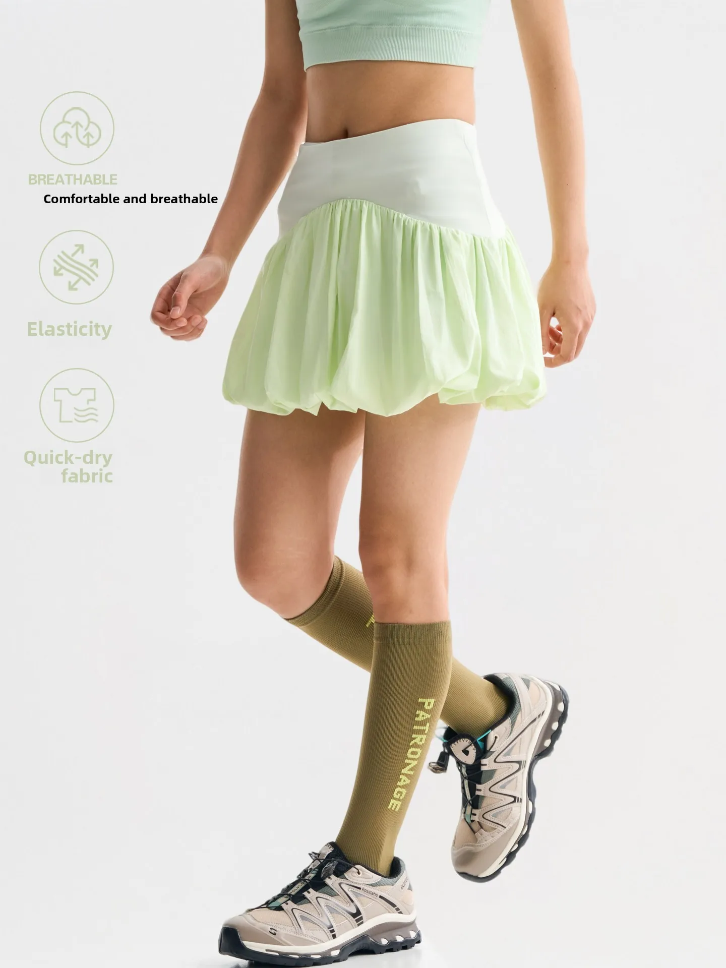 Outdoor Lightweight Sporty Bloomer Skirt Women's Summer Quick Dry Breathable Anti-Light Slimming Puffy Short Skirt
Outdoor Lightweight Sporty Bloomer Skirt Women's Summer Quick Dry Breathable Anti-Light Slimming Puffy Short Skirt