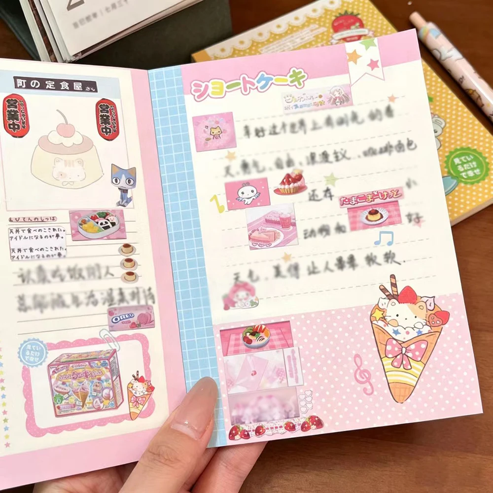 Cute cat notebook, thick cartoon color pages with high aesthetics, student diary, and hand account book
Cute cat notebook, thick cartoon color pages with high aesthetics, student diary, and hand account book