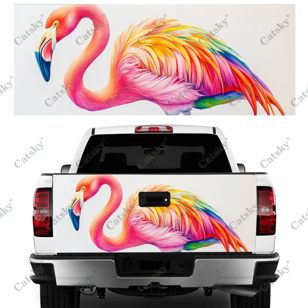 Rainbow Flamingo Print Car Tail Trunk Protect Vinly Wrap Cover Decal Auto Accessories Decoration Sticker for Off-road Pickup
Rainbow Flamingo Print Car Tail Trunk Protect Vinly Wrap Cover Decal Auto Accessories Decoration Sticker for Off-road Pickup