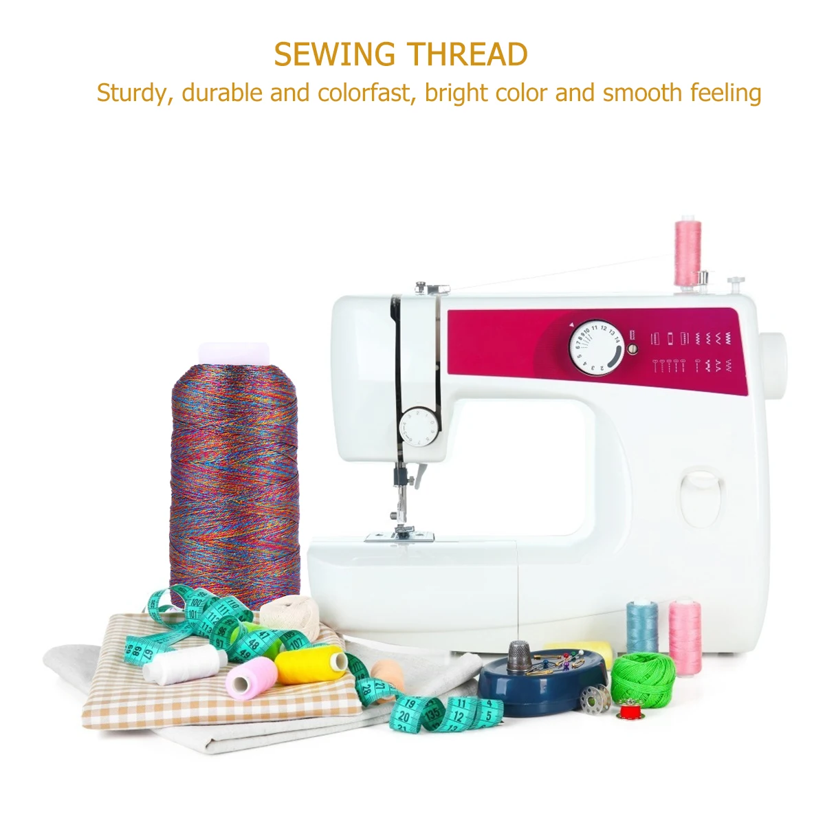 600D 100m Colored Thread Embroidery Sewing Long Spool High Strength Nylon Silk Bright Durable Quilting Dressmaking Carpet
600D 100m Colored Thread Embroidery Sewing Long Spool High Strength Nylon Silk Bright Durable Quilting Dressmaking Carpet
