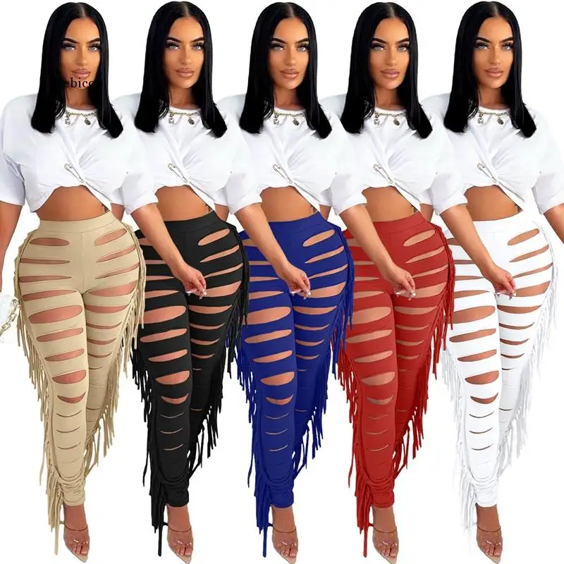 Hollow Out Sexy Pencil Pants Women Korean Fashion Streetwear Fringe Tassel Stretchy Summer High Waist Trousers Women Clothes
Hollow Out Sexy Pencil Pants Women Korean Fashion Streetwear Fringe Tassel Stretchy Summer High Waist Trousers Women Clothes