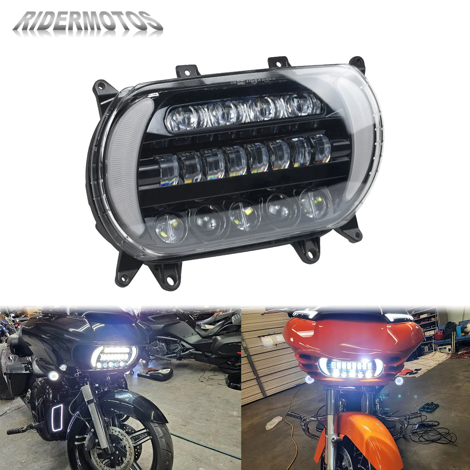 Motorcycle Front LED Headlight For Harley Touring Road Glide Ultra FLTRX CVO 2015-2020 High Low Beam Turn Signal Running Light
Motorcycle Front LED Headlight For Harley Touring Road Glide Ultra FLTRX CVO 2015-2020 High Low Beam Turn Signal Running Light