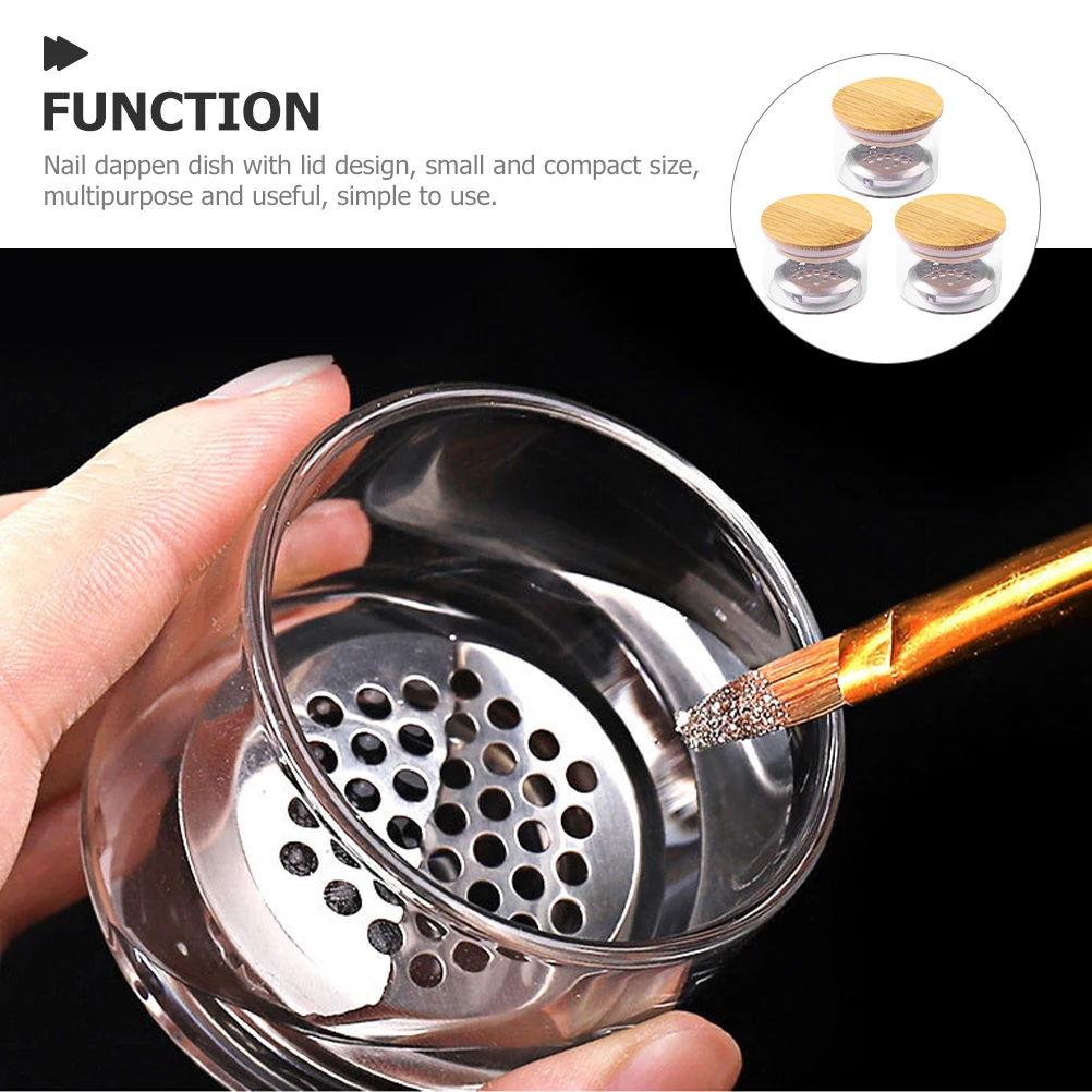 3 Pcs Glass Nail Dish Cups Dappen Bowl for Acrylic Nails Manicure Tools Liquid Holder Powder Container Salon Supplies
3 Pcs Glass Nail Dish Cups Dappen Bowl for Acrylic Nails Manicure Tools Liquid Holder Powder Container Salon Supplies