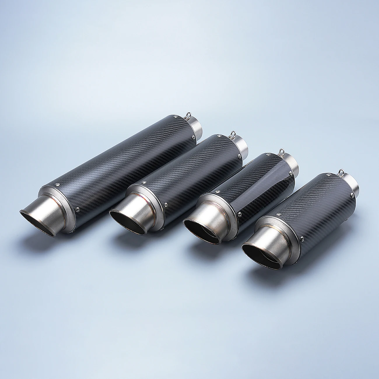 60mm Universal Motorcycle Exhaust Pipe Carbon Fiber Modified GP System With DB Killer For Z900 R3 MT09 R1 Z650
60mm Universal Motorcycle Exhaust Pipe Carbon Fiber Modified GP System With DB Killer For Z900 R3 MT09 R1 Z650