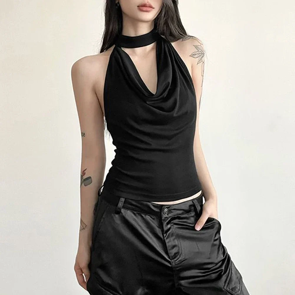 Casual Summer Wear Retro Halter Neck Holiday Fashion Polyester Fabric Slight Stretch Elasticity Solid Pattern Style
Casual Summer Wear Retro Halter Neck Holiday Fashion Polyester Fabric Slight Stretch Elasticity Solid Pattern Style