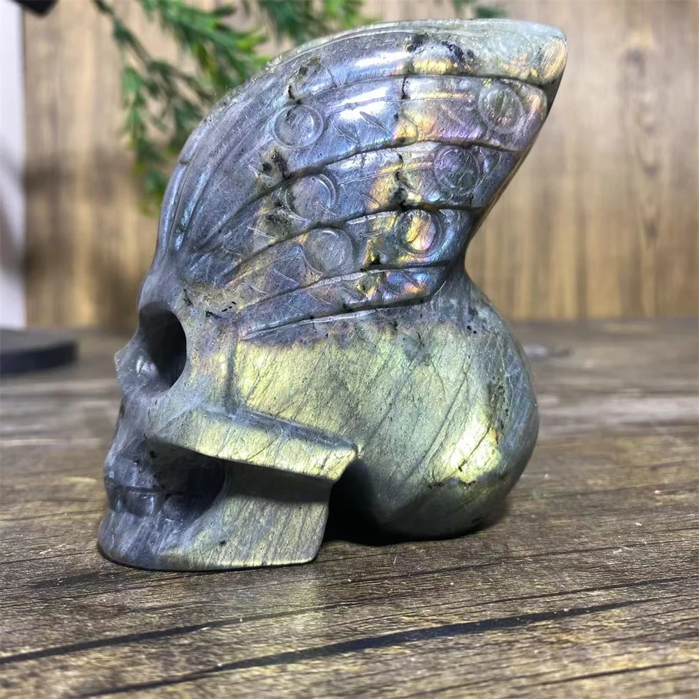 Crystal Natural Labradorite Skull Carving Healing Stone Reiki Gemstones Quartz Minerals Beauty Home Decoration Aquarium
Crystal Natural Labradorite Skull Carving Healing Stone Reiki Gemstones Quartz Minerals Beauty Home Decoration Aquarium