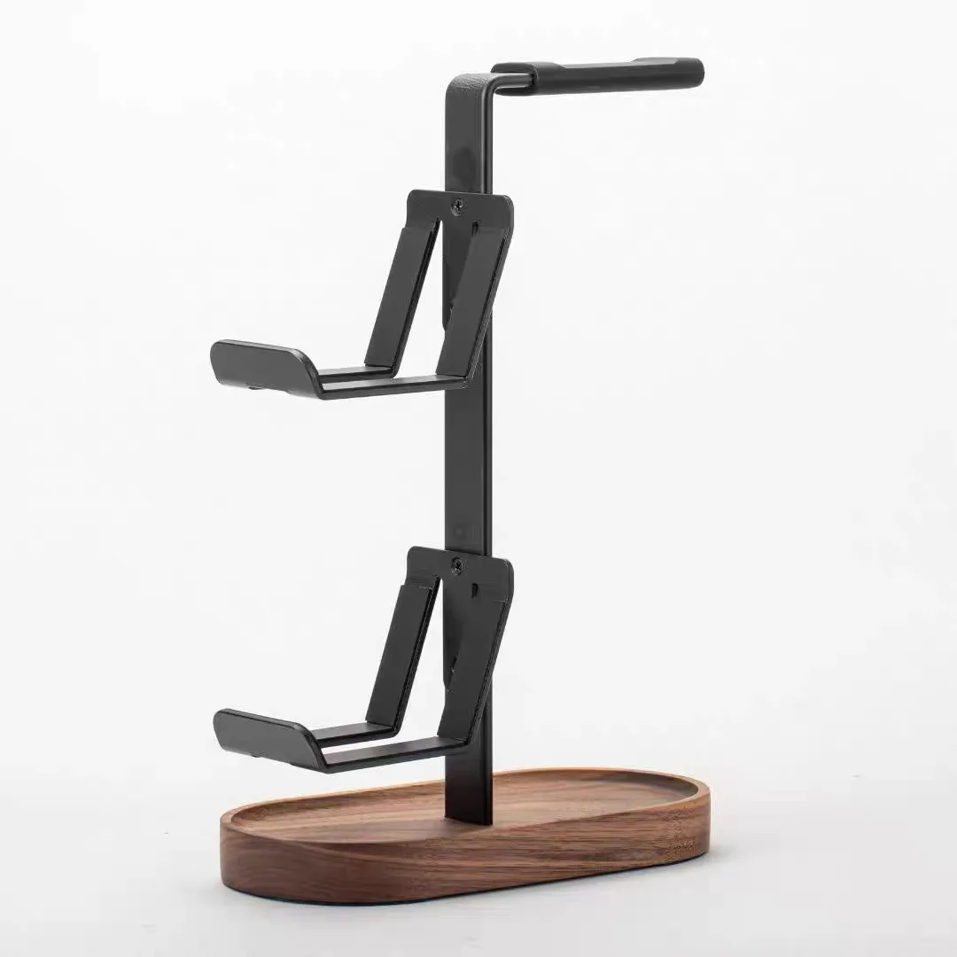 Storage Rac Headphone Stand Black Walnut Aluminum Alloy Holder Game Controller Placement Rack Desktop Storage Rack for Switch
Storage Rac Headphone Stand Black Walnut Aluminum Alloy Holder Game Controller Placement Rack Desktop Storage Rack for Switch