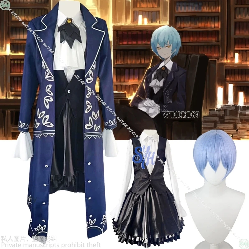 Library Of Ruina Angela Cosplay Blue Long Gothic Coat Black PU Short Skirt Jirai Kei Lolita Halloween
Library Of Ruina Angela Cosplay Blue Long Gothic Coat Black PU Short Skirt Jirai Kei Lolita Halloween