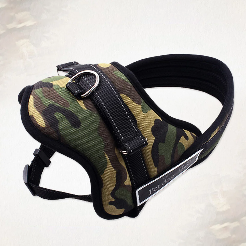 M Camouflage Green Dog Chest Straps Breathable Mesh Pet Harness Vest Comfortable Sponge Filled D Ring for Car Rides Walking
M Camouflage Green Dog Chest Straps Breathable Mesh Pet Harness Vest Comfortable Sponge Filled D Ring for Car Rides Walking