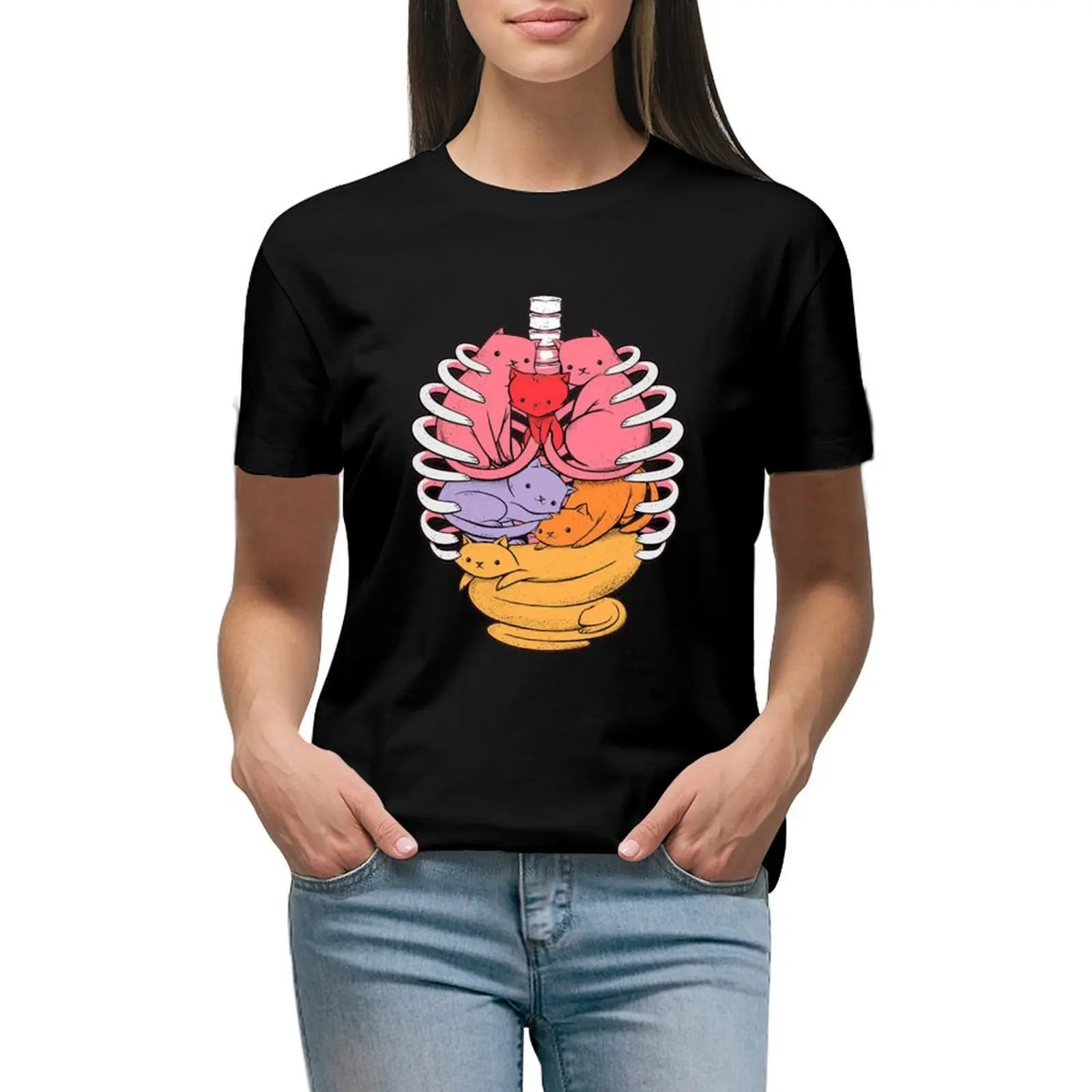 Organs made out of cats T-Shirt oversized plus size tops plain workout shirts for Women
Organs made out of cats T-Shirt oversized plus size tops plain workout shirts for Women