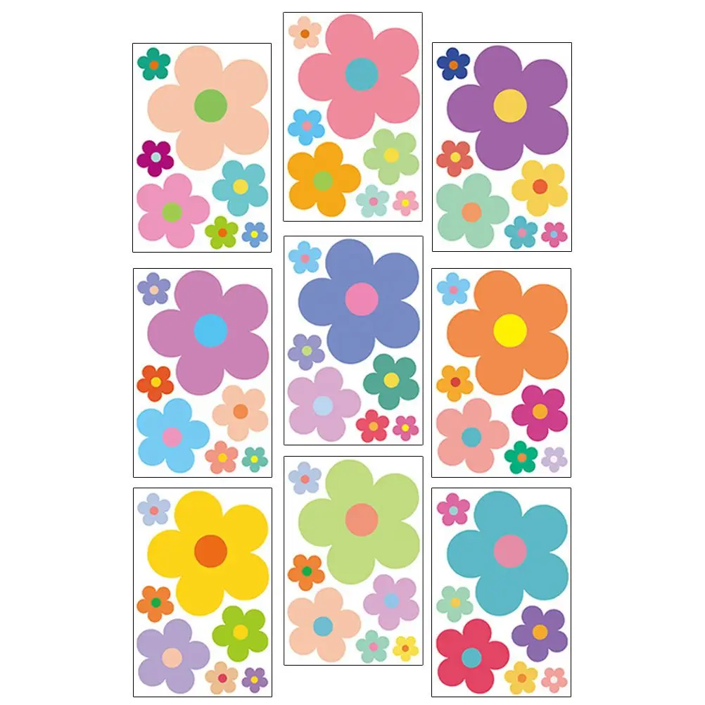9 Sheets Decor Wall Stickers Removable Flower Decals PVC Kids Room Bedroom Floral 7 Pieces Colorful Mural
9 Sheets Decor Wall Stickers Removable Flower Decals PVC Kids Room Bedroom Floral 7 Pieces Colorful Mural