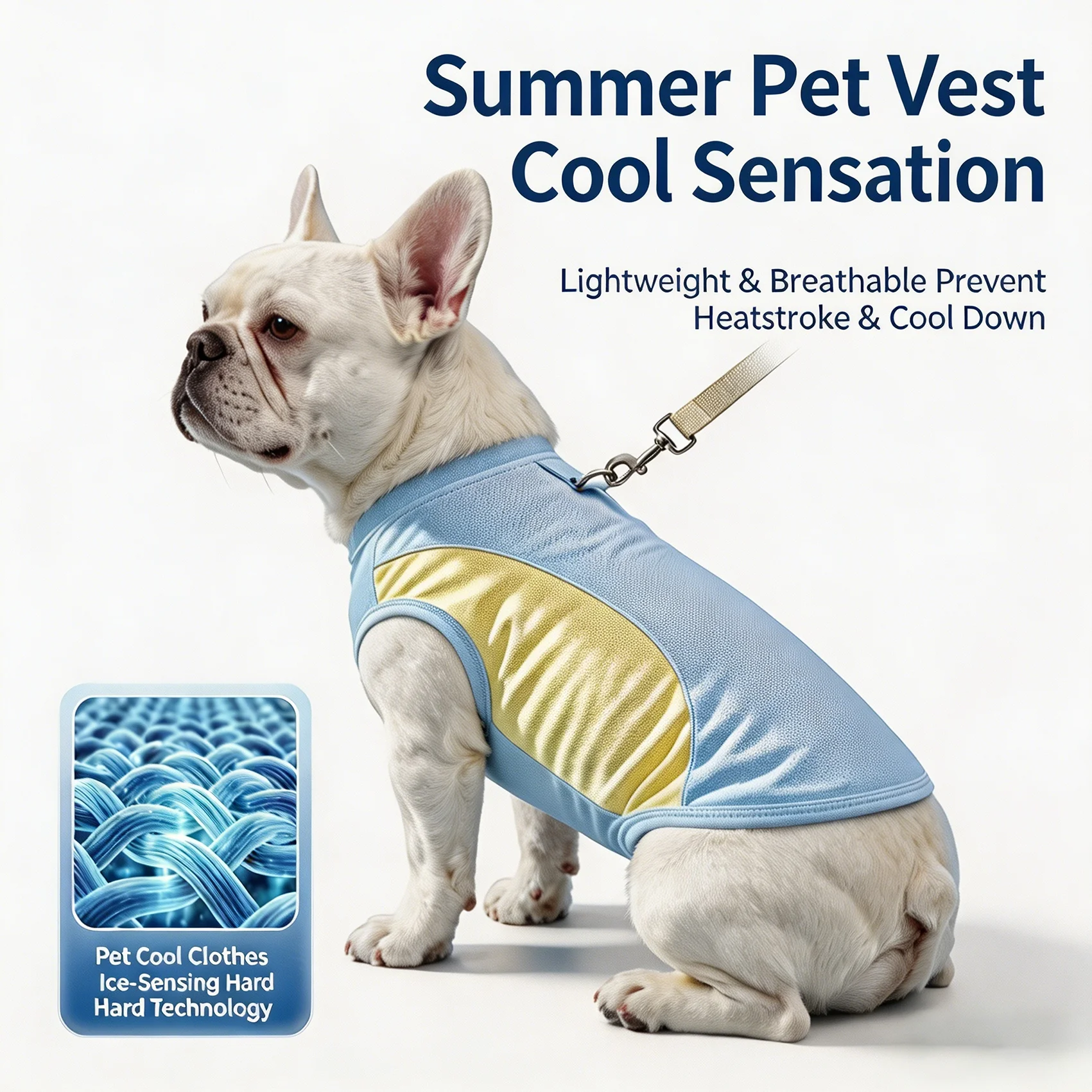 New Summer Cooling Dog Vest, Breathable Soft Ropa Para Perro for Small Medium Dogs And Puppies, Color Block French Bulldog Shirt
New Summer Cooling Dog Vest, Breathable Soft Ropa Para Perro for Small Medium Dogs And Puppies, Color Block French Bulldog Shirt