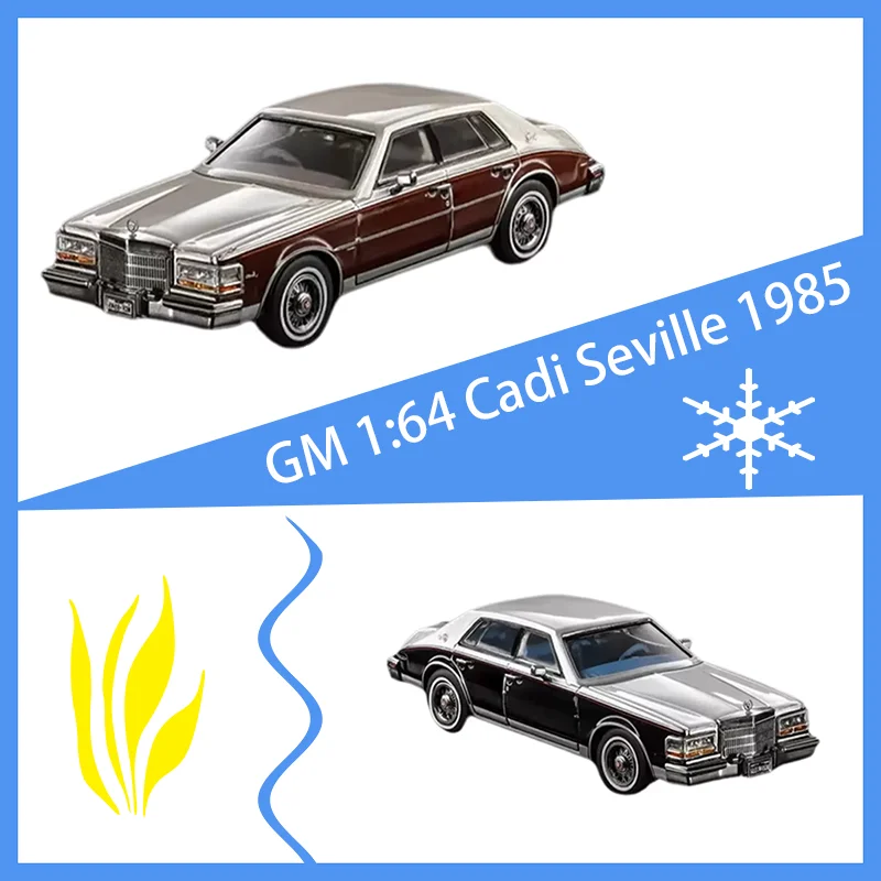 GM Diecast 1:64 Cadi Seville 1985 Alloy Car Model Collection Display Toy Gifts Souvenir
GM Diecast 1:64 Cadi Seville 1985 Alloy Car Model Collection Display Toy Gifts Souvenir