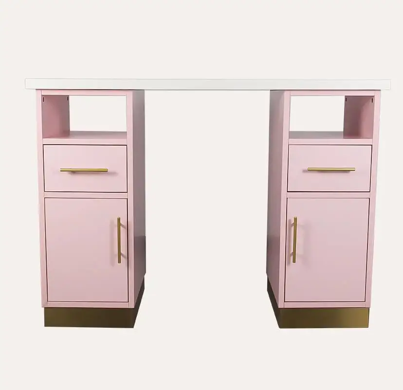 Good Price Pink Single Seat Nail Table With Drawers for Sale
Good Price Pink Single Seat Nail Table With Drawers for Sale