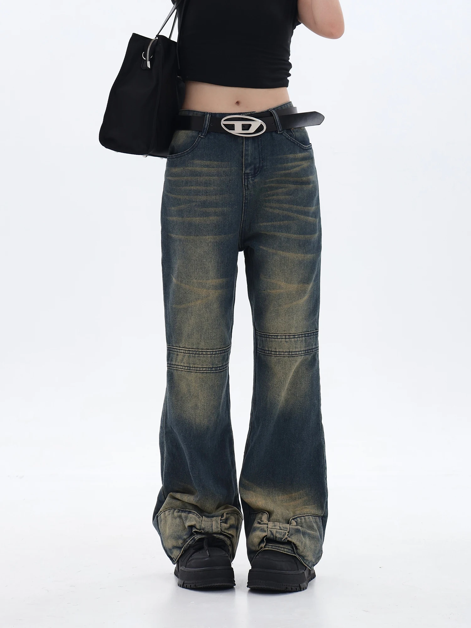 Women's Cargo Jeans Baggy Harajuku Streetwear Oversize Denim Trousers Y2k Japanese 2000s Style Jean Pants Vintage Trashy Clothes
Women's Cargo Jeans Baggy Harajuku Streetwear Oversize Denim Trousers Y2k Japanese 2000s Style Jean Pants Vintage Trashy Clothes
