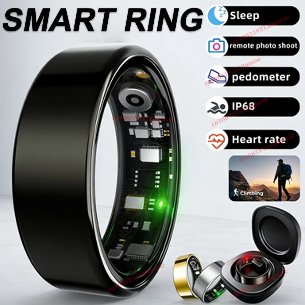 2026 New Smart Ring Heart Rate Blood Oxygen Sleep Monitoring Motion Tracking IP68 Waterproof Men Women Smart Rings Holiday Gifts
2026 New Smart Ring Heart Rate Blood Oxygen Sleep Monitoring Motion Tracking IP68 Waterproof Men Women Smart Rings Holiday Gifts