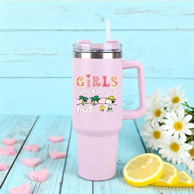 Snoopy Stainless Steel Water Cup Durable Anti Slip Handle Wear-resistant Cartoon Pattern Water Bottle Children's Birthday Gift
Snoopy Stainless Steel Water Cup Durable Anti Slip Handle Wear-resistant Cartoon Pattern Water Bottle Children's Birthday Gift