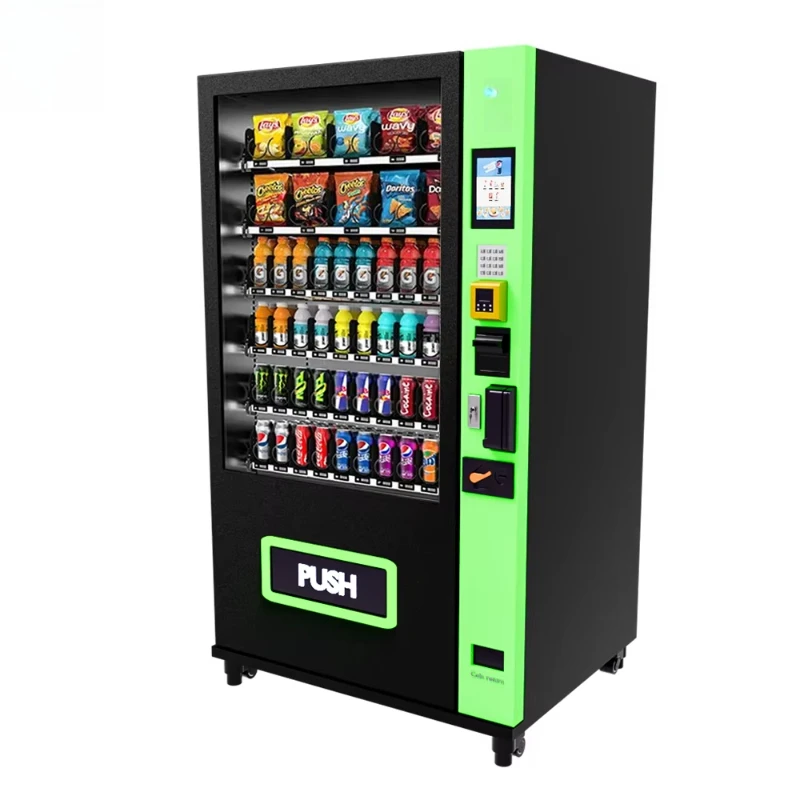 Commercial Smart Snack Vending Machine Touch Screen Retail Automation Equipment Beverage Dispenser
Commercial Smart Snack Vending Machine Touch Screen Retail Automation Equipment Beverage Dispenser