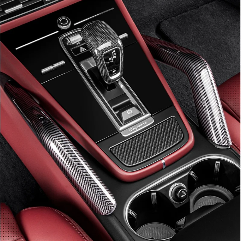 ABS Car Interior Carbon Fiber Pattern Door Central Handle Pull Protective Cover Trim For Porsche Cayenne 2018 - 2024
ABS Car Interior Carbon Fiber Pattern Door Central Handle Pull Protective Cover Trim For Porsche Cayenne 2018 - 2024